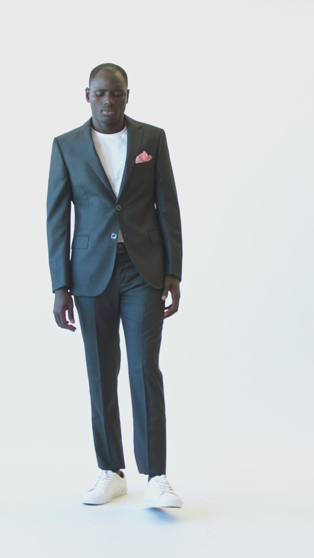 Charcoal Grey Suit Made in Wool