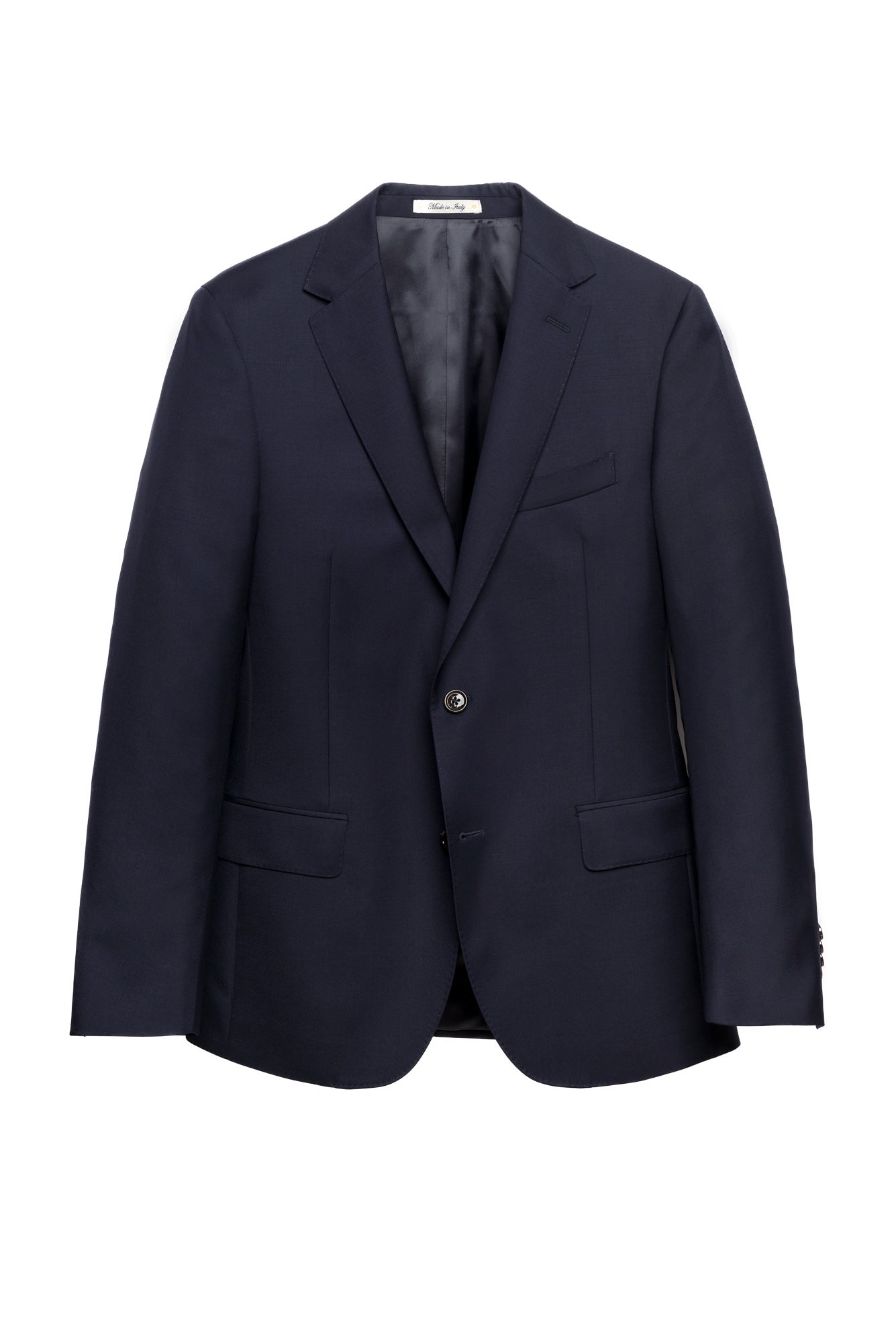 Blue Blazer Made in Wool from the Vitale Barberis Canonico Woollen Mill.