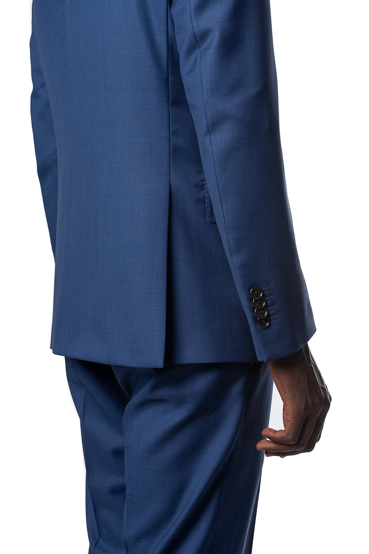 Royal Blue Blazer Made in Wool from the Vitale Barberis Canonico Woollen Mill.