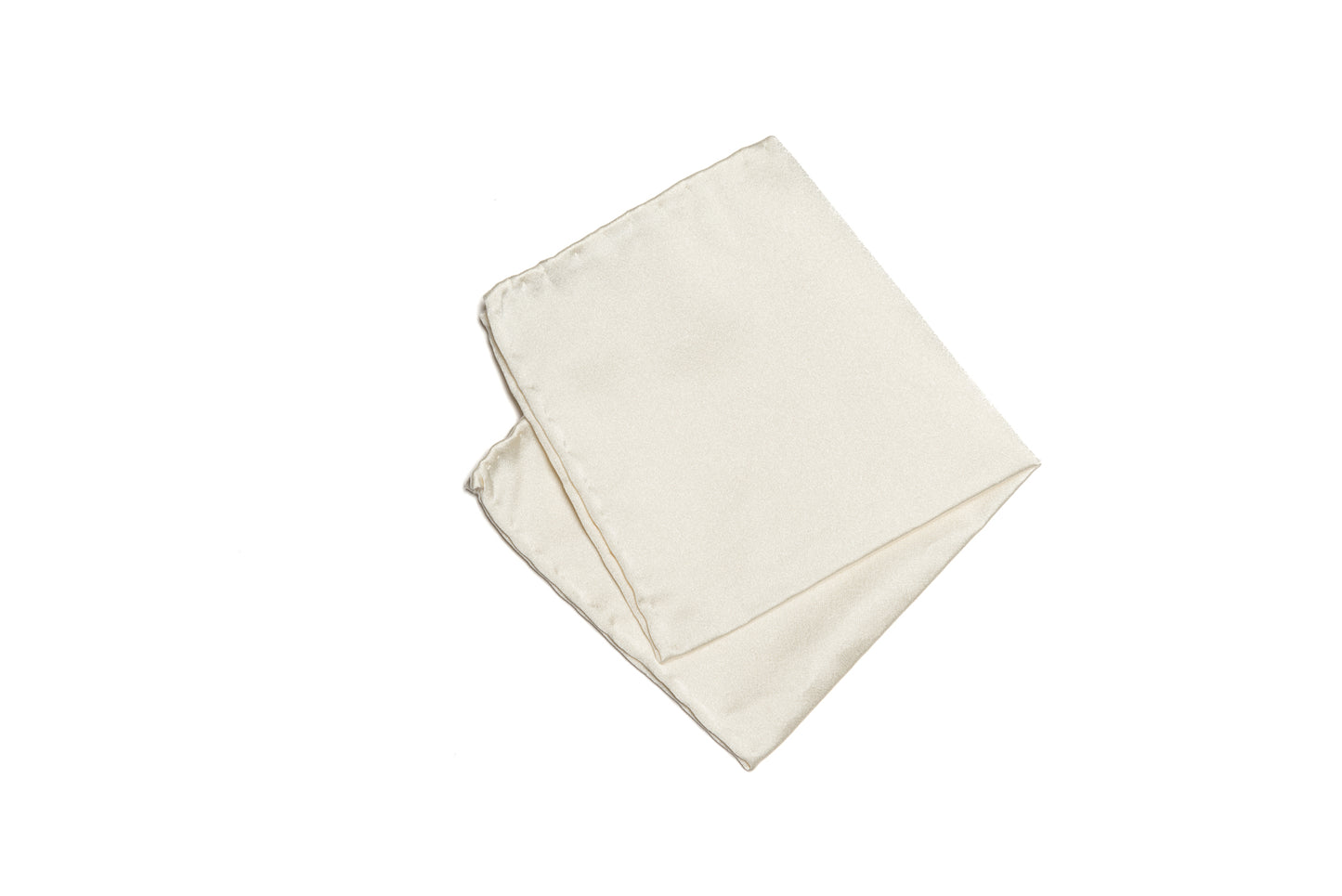 White Pochette 100% Silk - Made In Italy